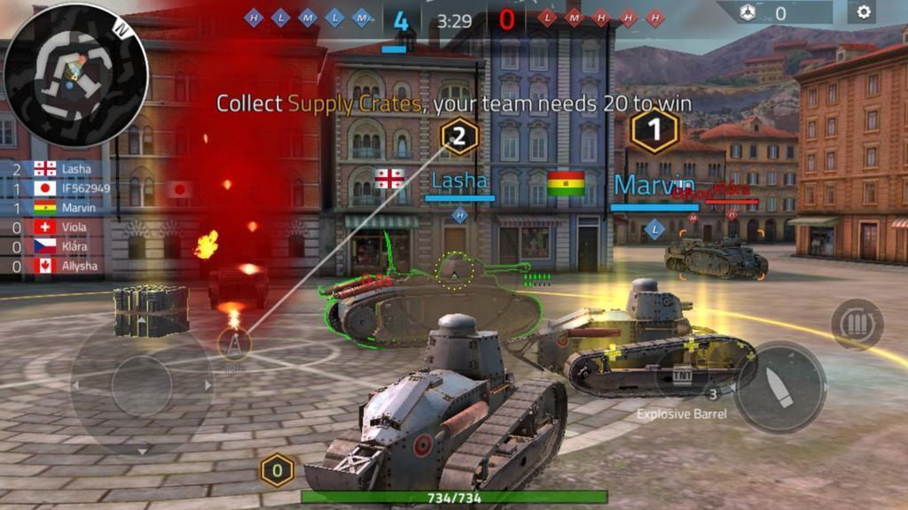 Iron force - Game bắng xe tăng hay nhất trên Iphone, ipad và điện thoại di động