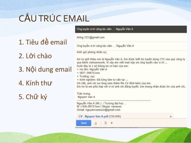 Kĩ năng viết một email chuyên nghiệp