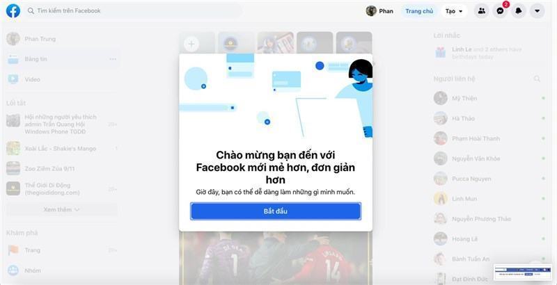 Hướng dẫn chuyển đổi giao diện Facebook mới và cũ trên Google Chrome