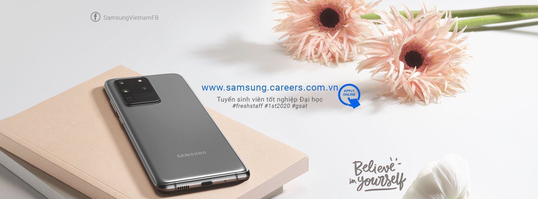 Công ty Samsung tuyển dụng 2020 - Tuyển sinh viên tốt nghiệp đại học( đợt 1 năm 2020)