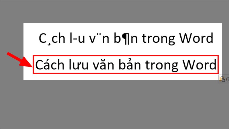 Vào file Word > Nhấn Ctrl + V để dán đoạn văn bản vừa được sửa lỗi font