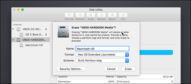 Cài lại Macbook - Xóa dữ liệu trọng ổ đĩa