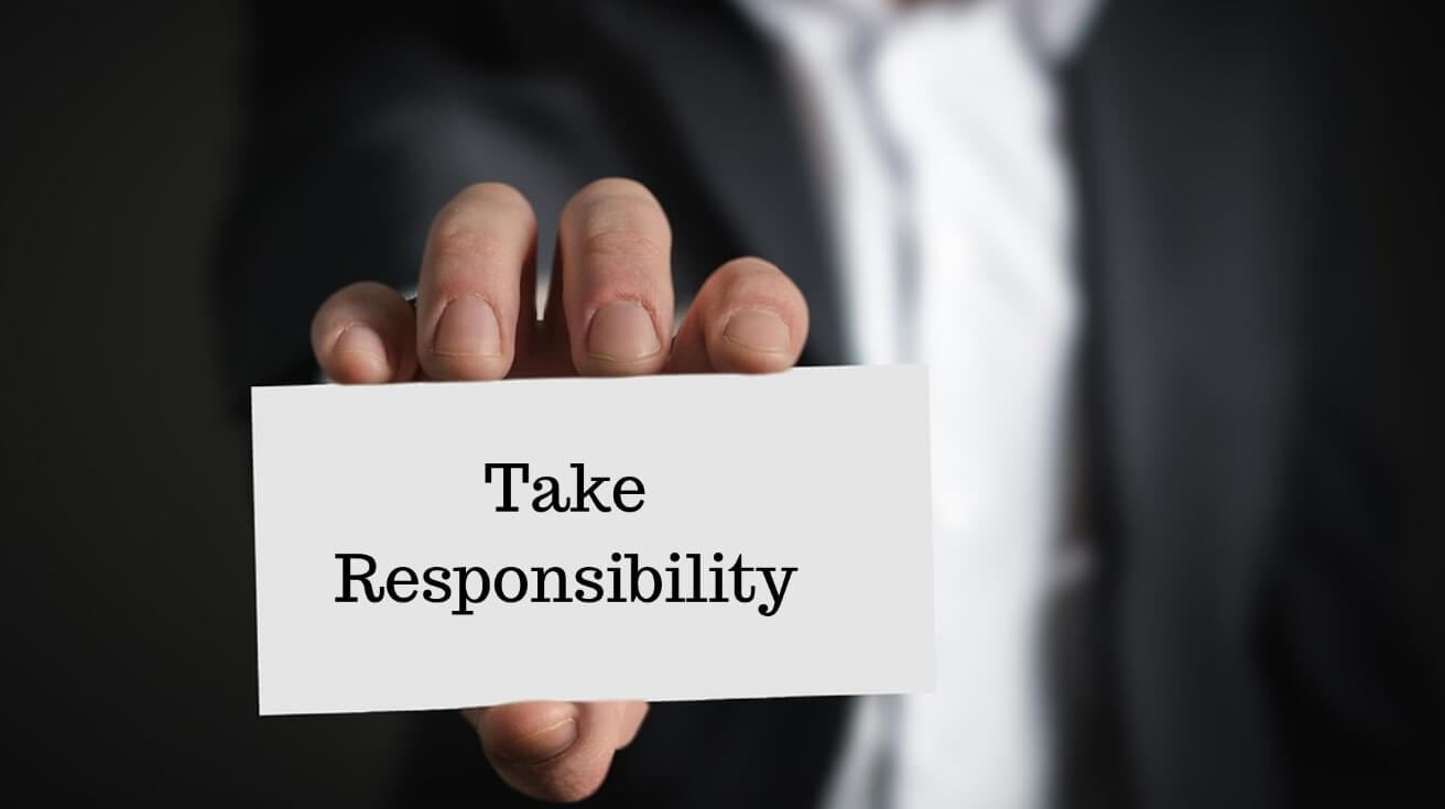 Take responsibility đi với giới từ nào?