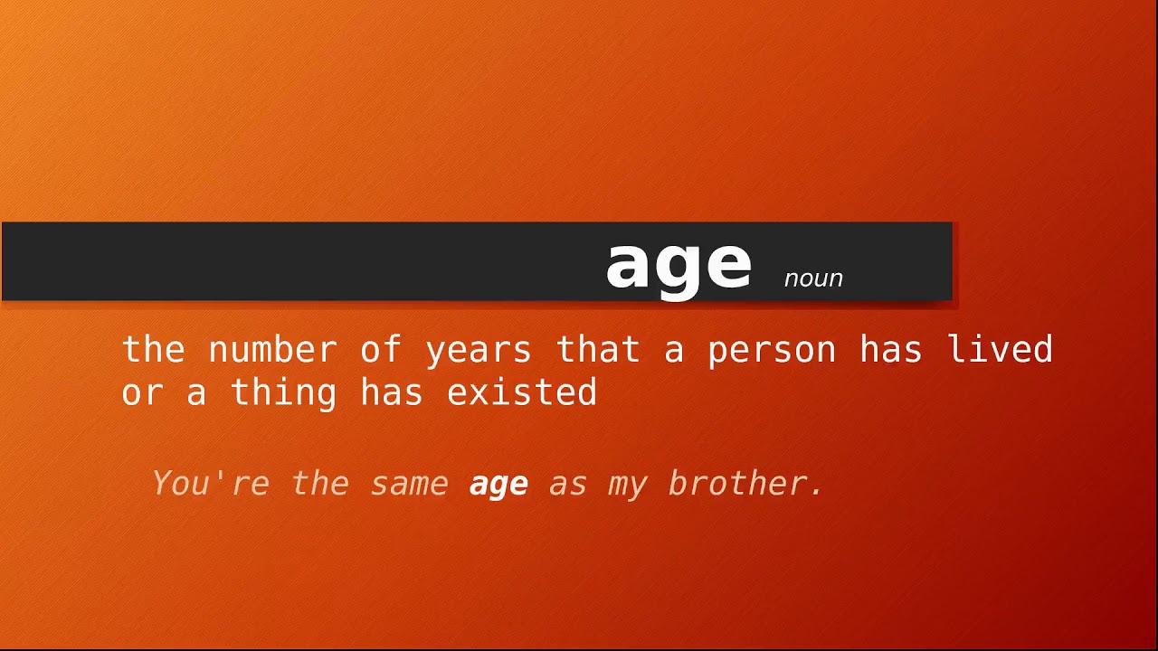 Age đi với giới từ gì? At the age of là gì?