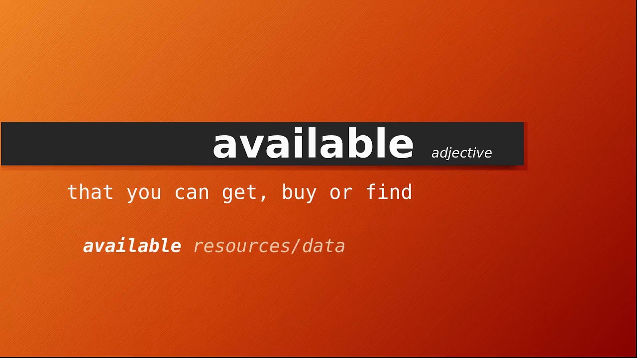 Available đi với giới từ gì? Cách sử dụng available – Ngolongnd.net