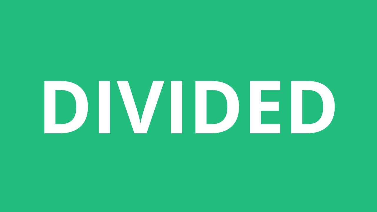 divided đi với giới từ gì