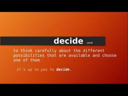 Decide đi với giới từ gì? Cách dùng decide