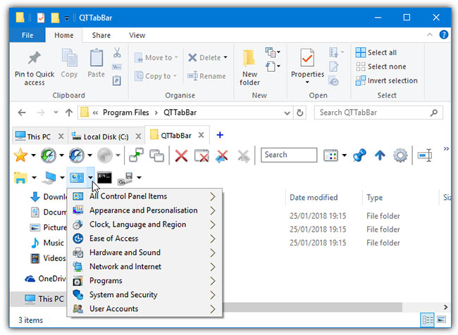Cách lấy Tab trên File Explorer trong Windows 10