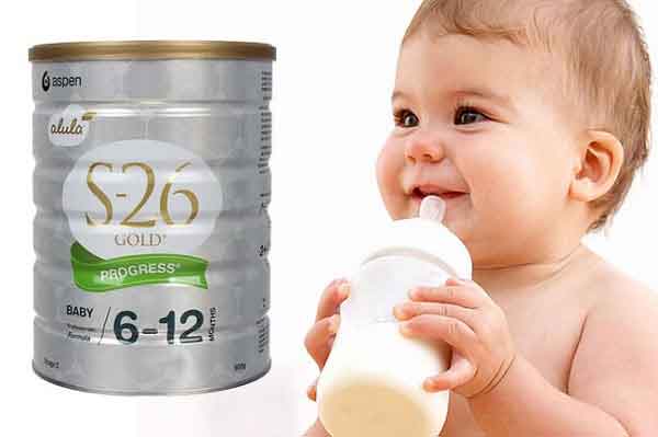sữa s26 úc cách pha