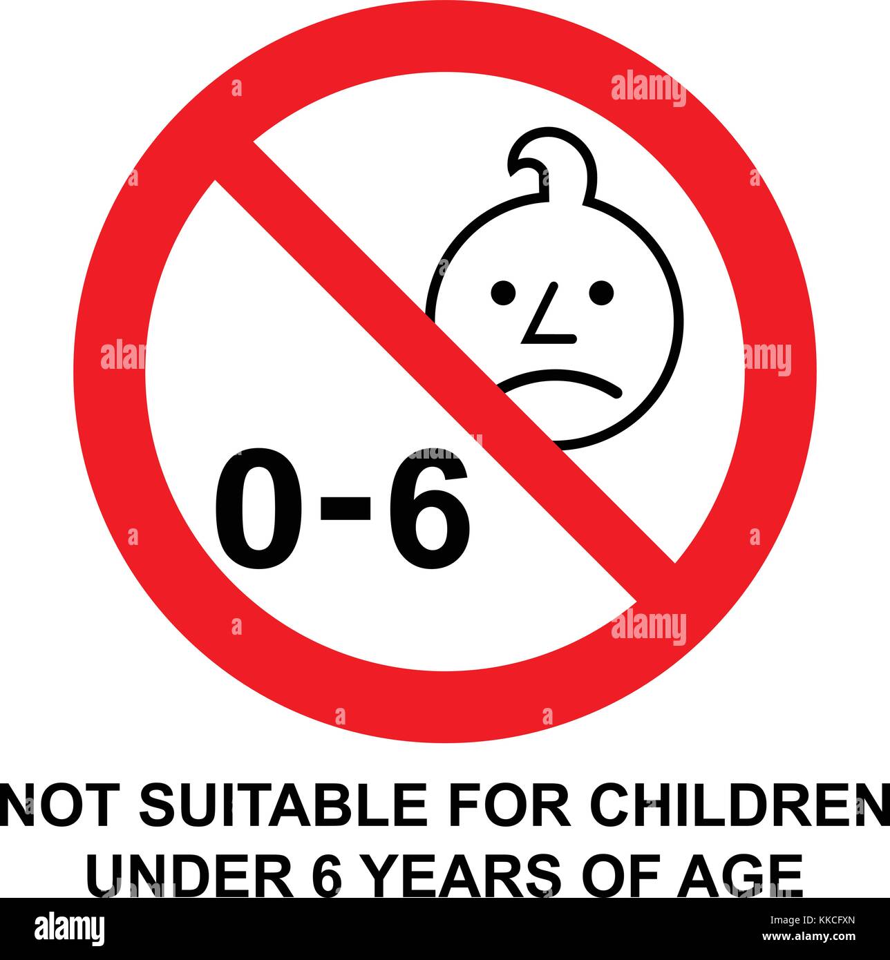 Not suitable for children under 6 years