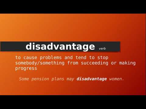 Disadvantage là gì