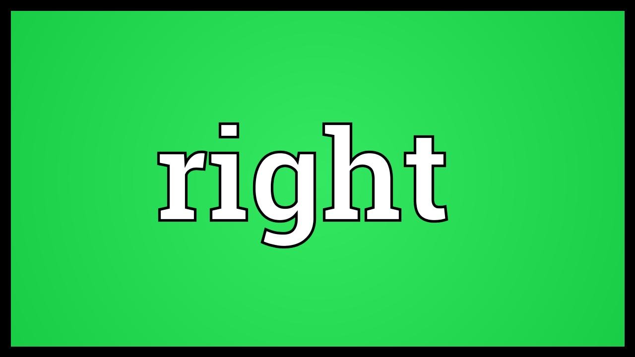 Right đi với Giới từ gì trong tiếng Anh? – Ngolongnd.net