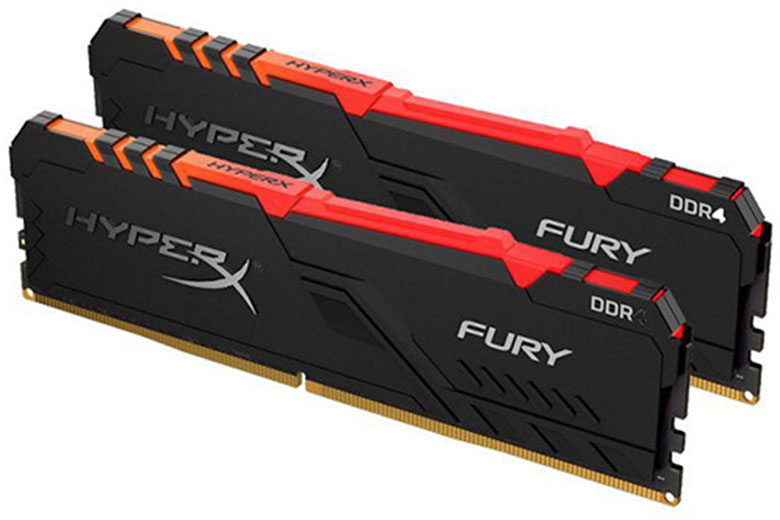 Nên chọn RAM hãng nào:  RAM HyperX Fury RGB 3733MHz