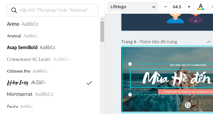sử dụng nhiều font chữ sử dụng nhiều font chữ