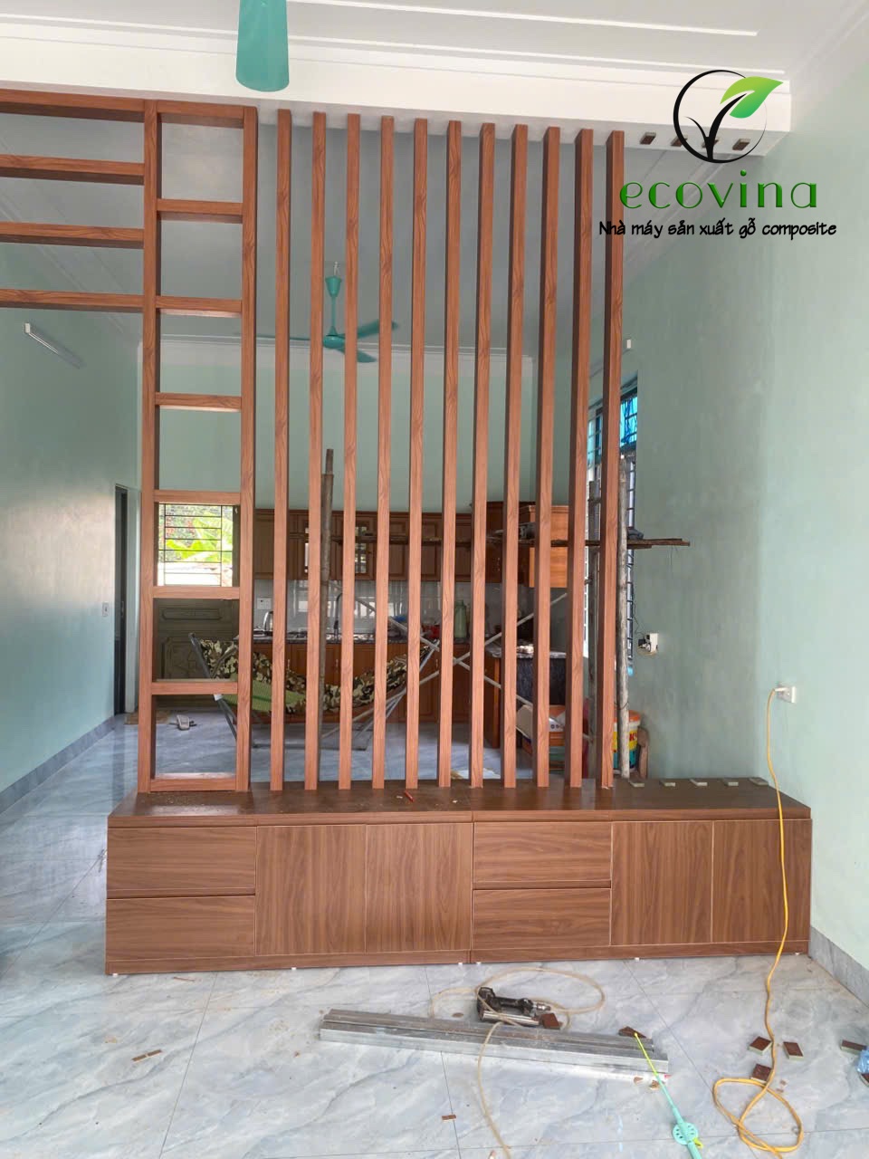 Lam gỗ nhựa ngoài trời Ecovina phủ Asa và công nghệ đùn 2 lớp co-extrusion