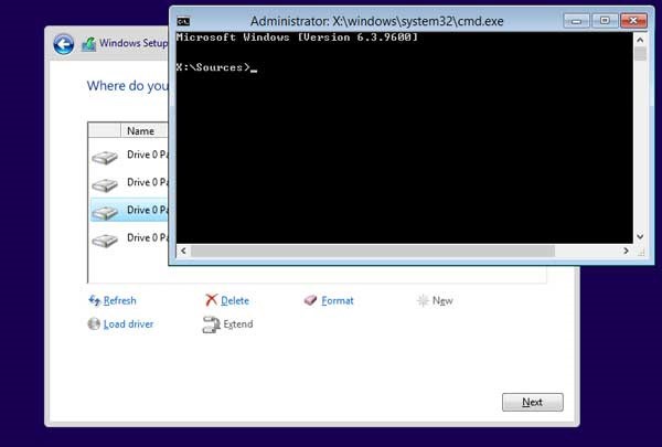 Các bước sửa lỗi the selected disk has an MBR partition table_1