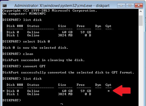 Các bước sửa lỗi the selected disk has an MBR partition table_7